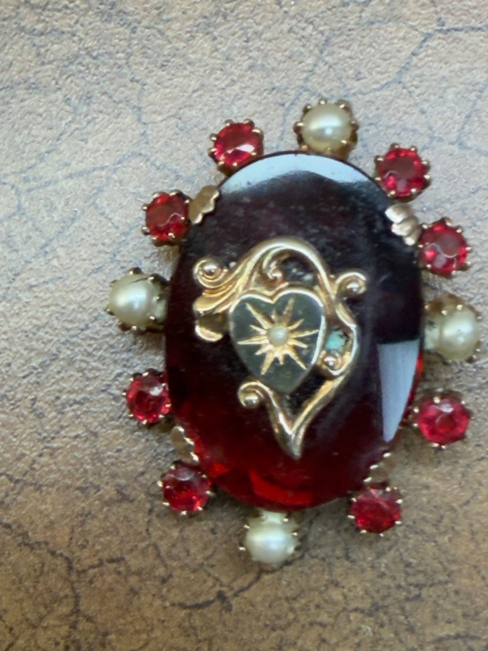 Red Glass pendant